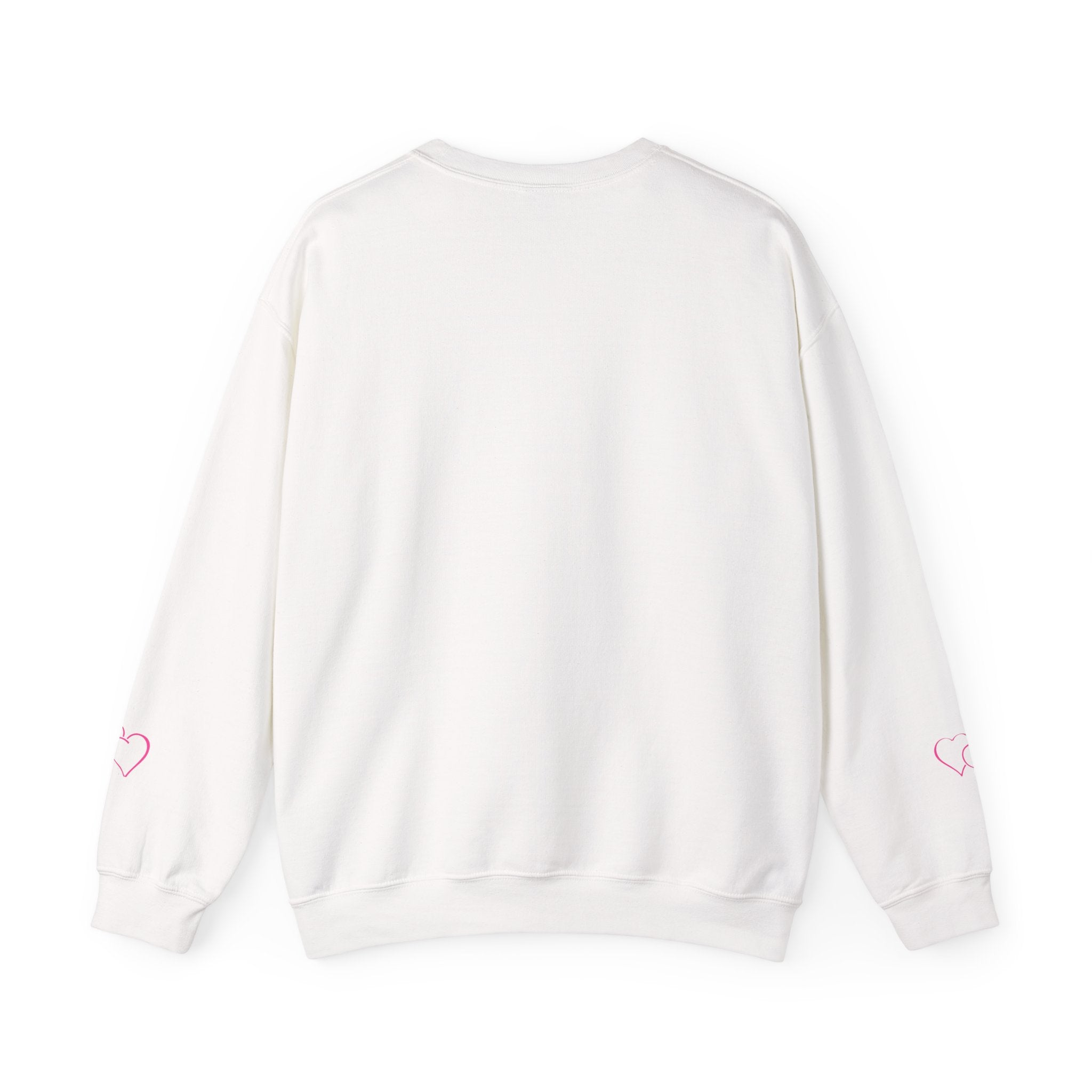 Pink Heart Chevron Crewneck Sweatshirt